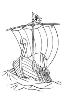 Wickie de Viking kleurplaat 9